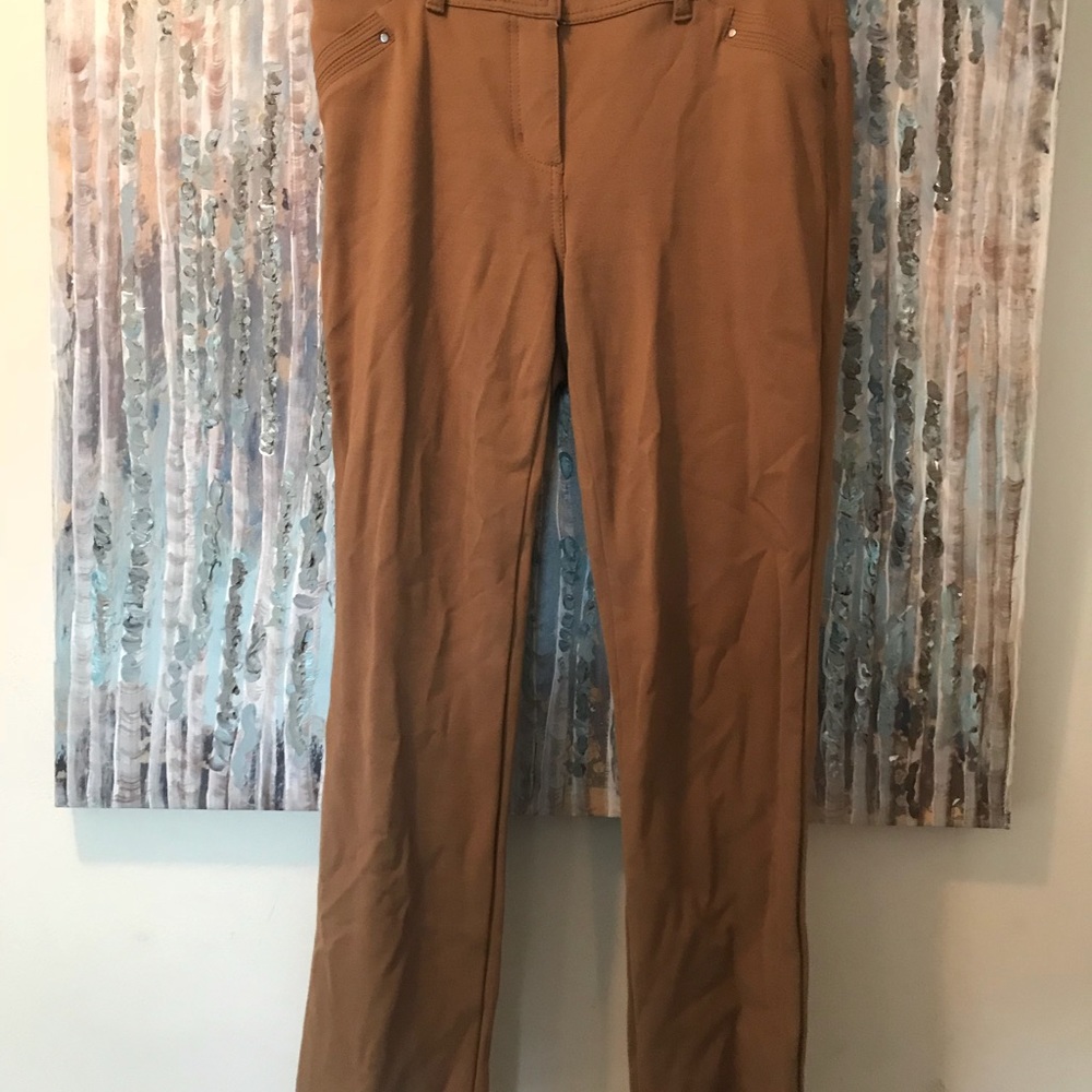 Stretch trousers - tan